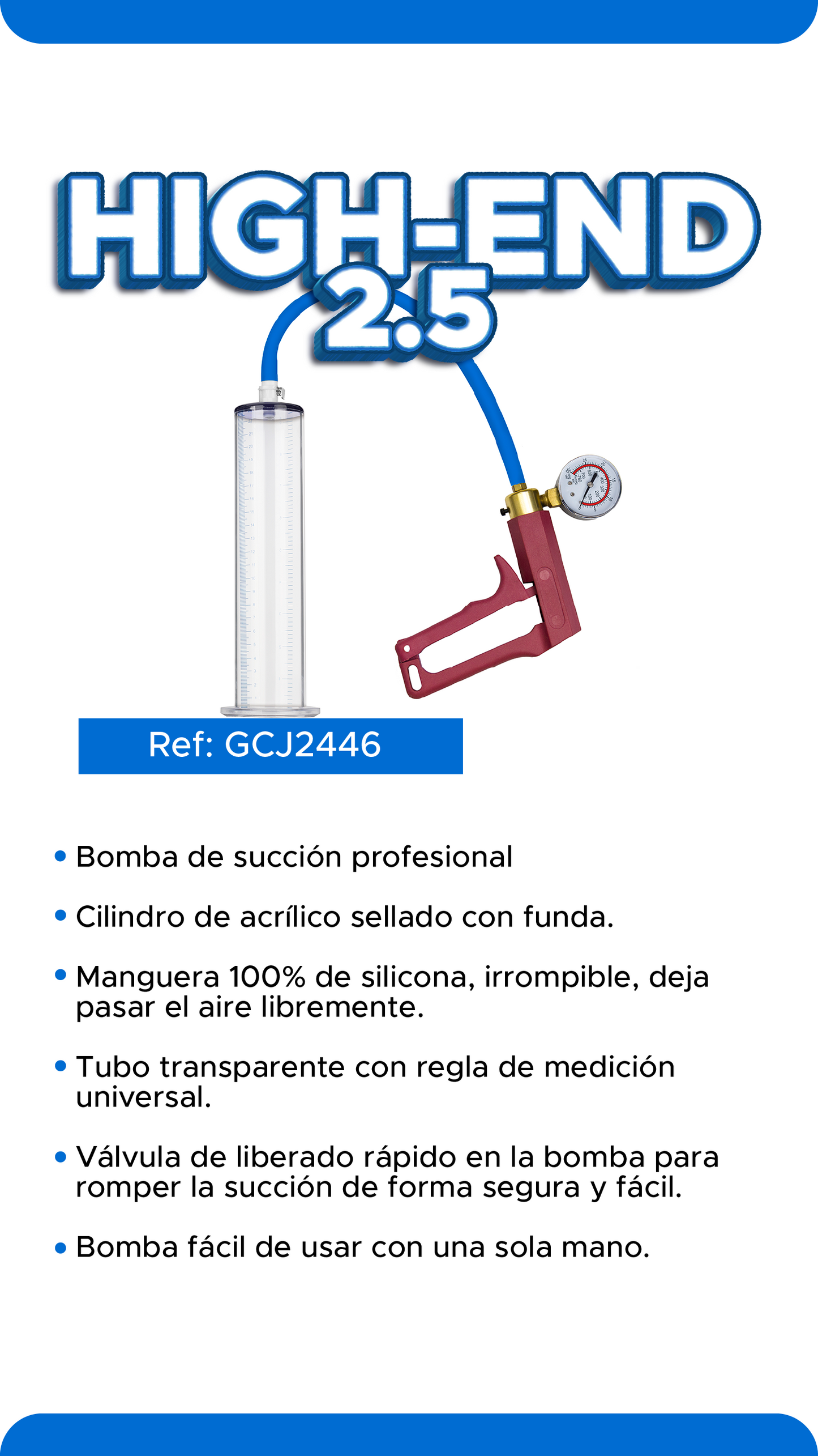 Bomba Para El Pene High-End 2.5 Inch