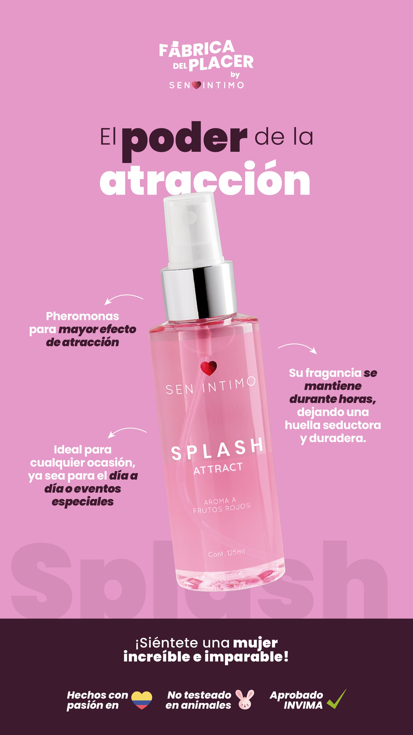 Splash X 125 mL Sen Intimo
