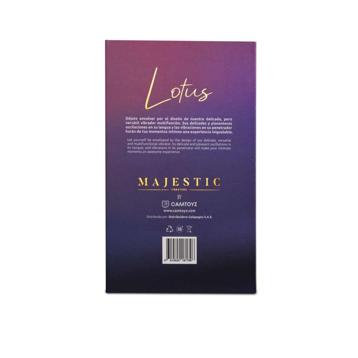 Vibrador con Bala Lotus Camtoyz