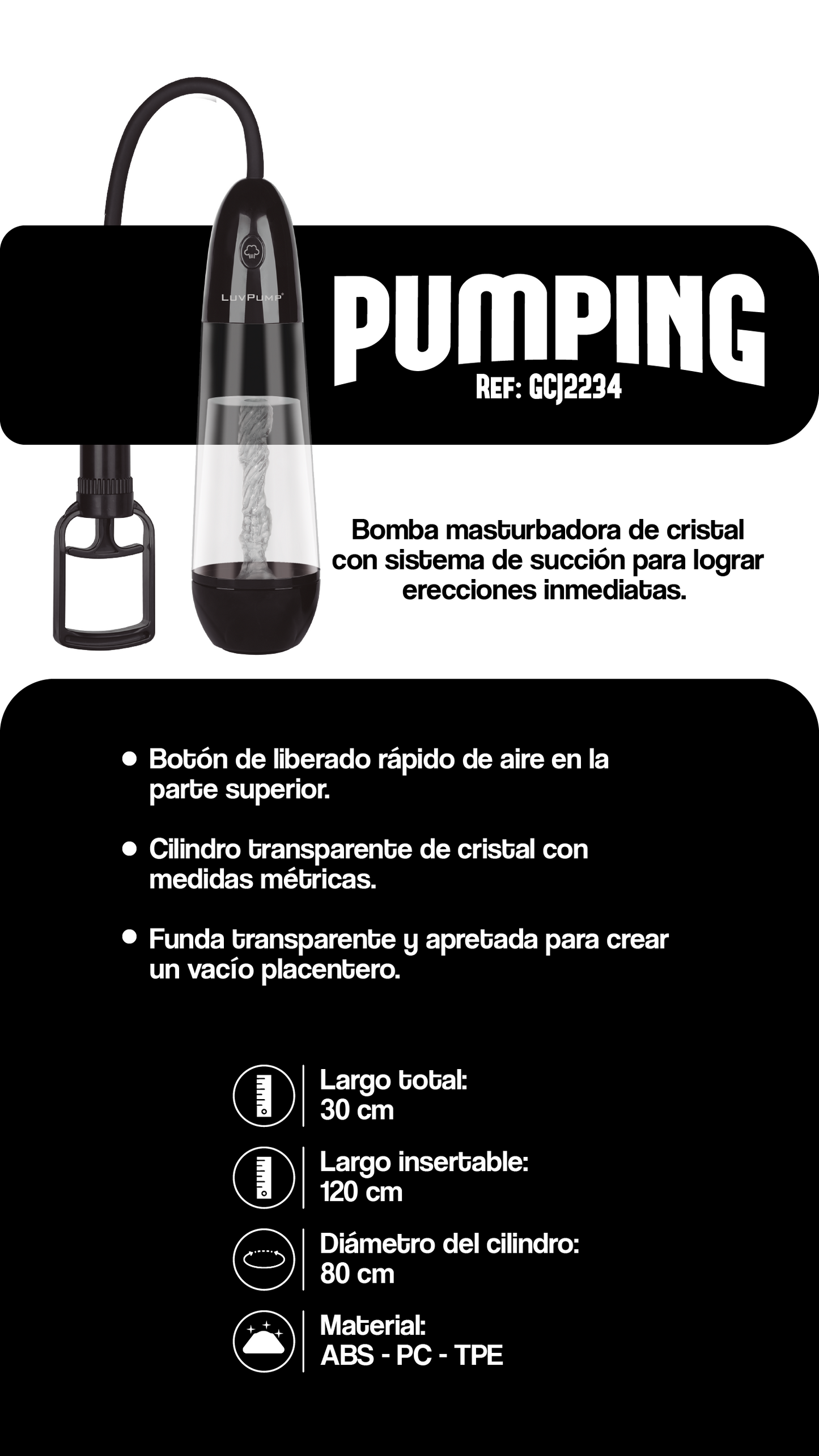 Bomba Para El Pene Manual Pumping