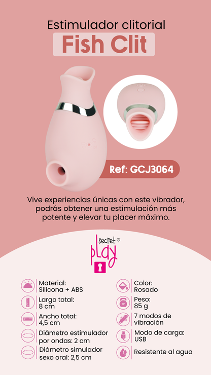 Estimulador Clitorial Fish Clit