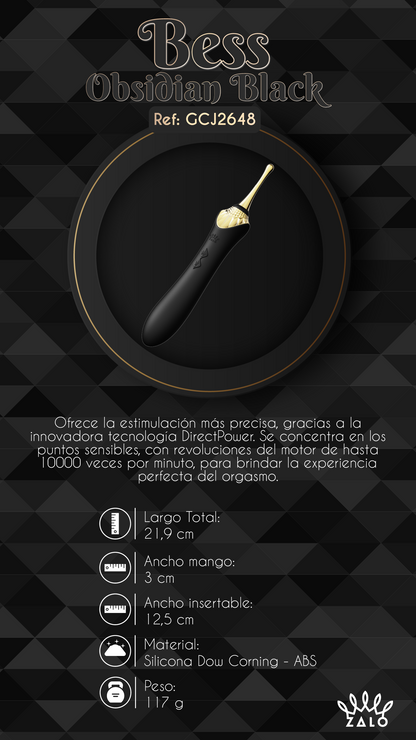 Vibrador Clitorial de Lujo Bess By Zalo