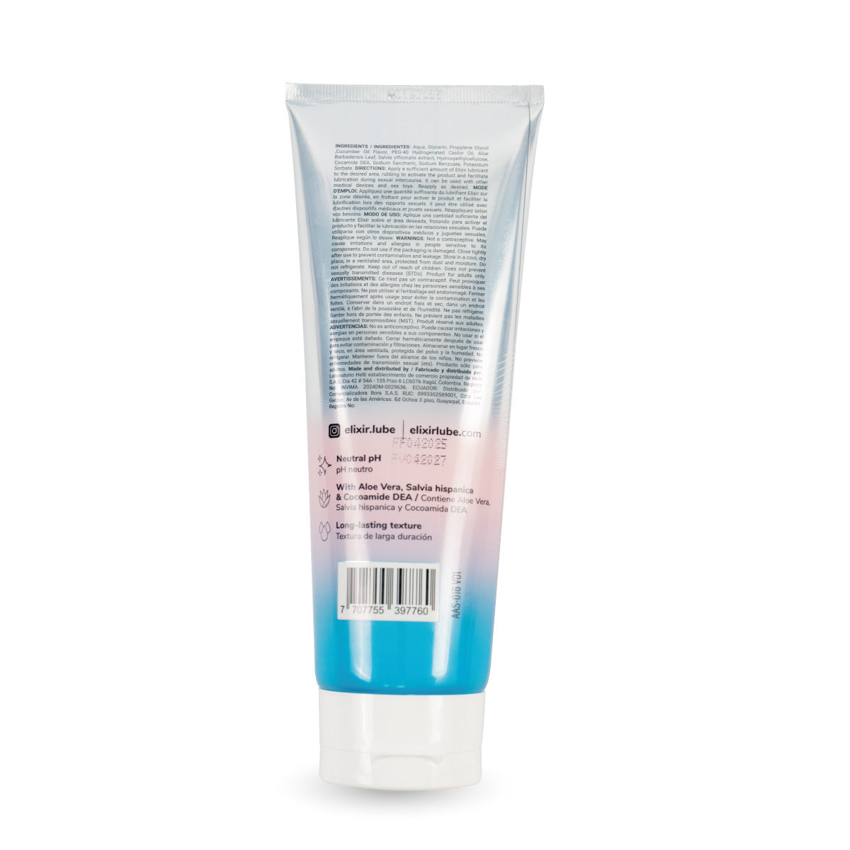 Lubricante Intimo Cum Piel Sensible 250ml