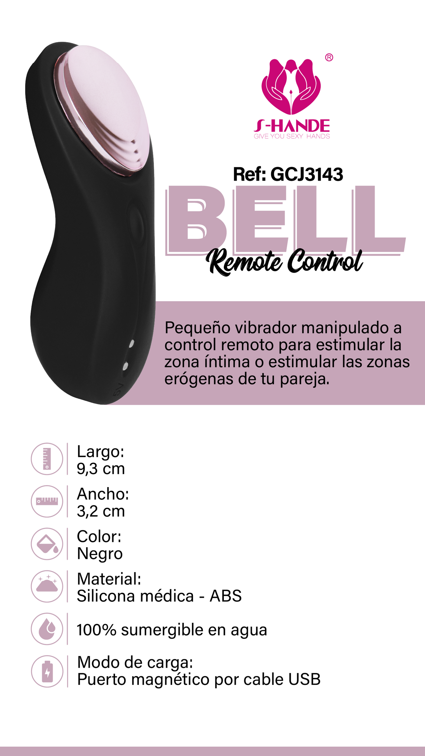 Estimulador Control Remoto Bell