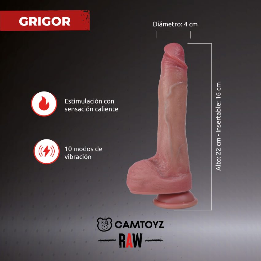 Dildo Ultrarealista Con App Grigor Camtoyz