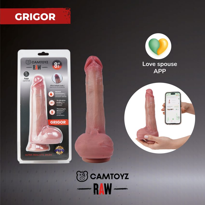 Dildo Ultrarealista Con App Grigor Camtoyz