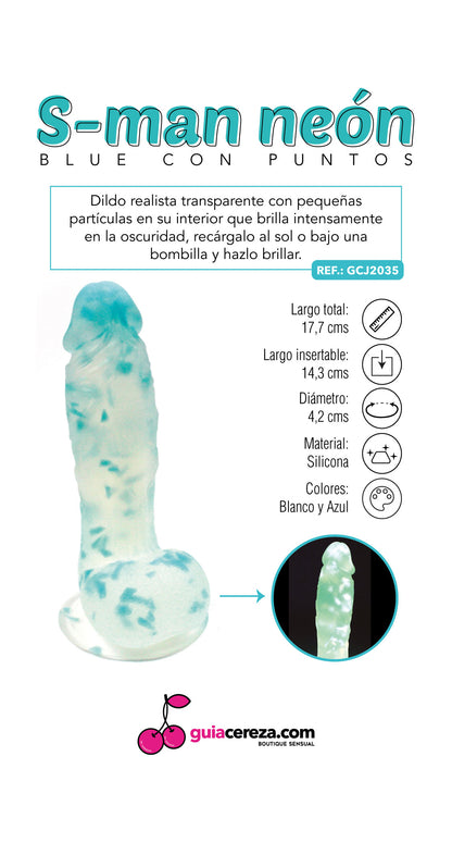 Dildo S-man Neon Pixie