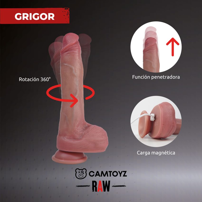 Dildo Ultrarealista Con App Grigor Camtoyz