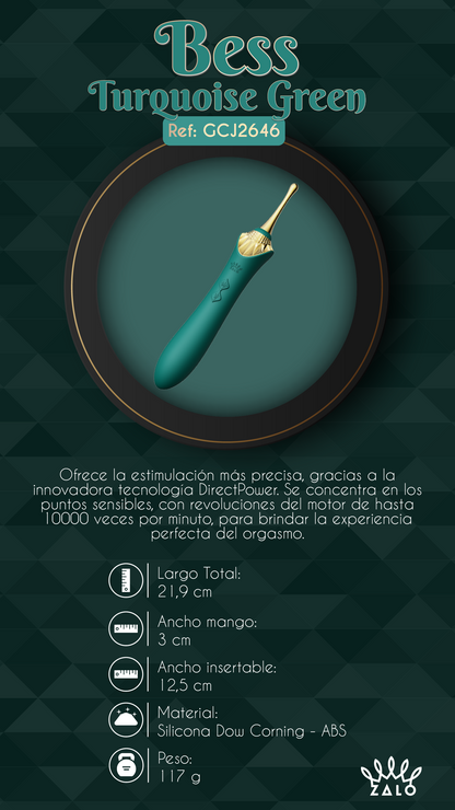 Vibrador Clitorial de Lujo Bess By Zalo