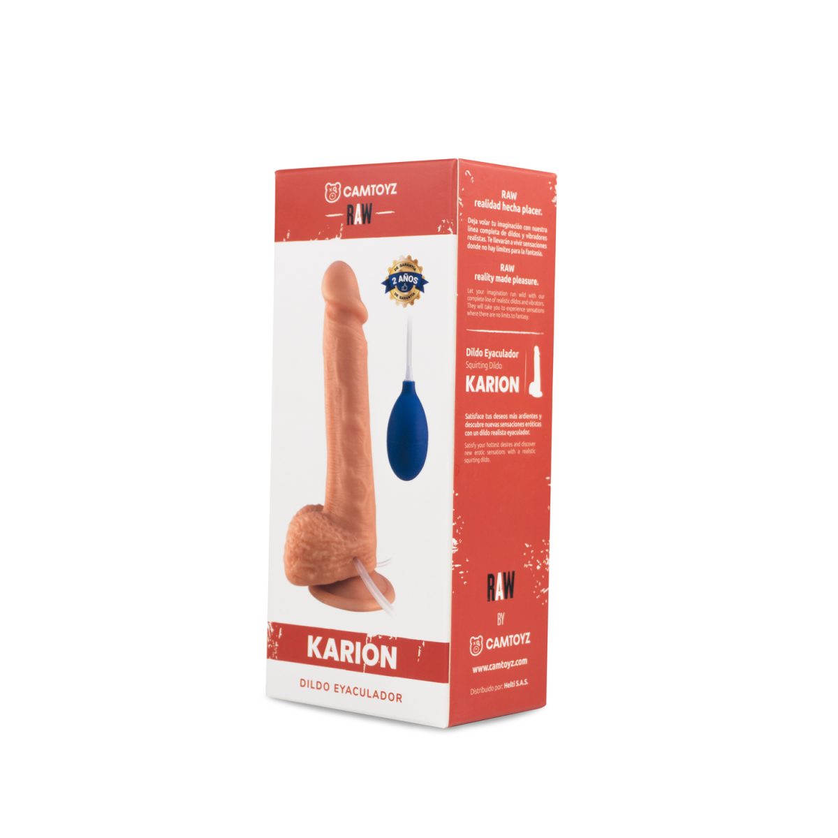Dildo Realista Eyaculador Karion 21.5 cm Camtoyz