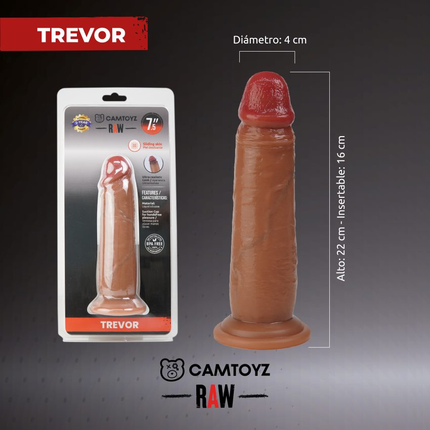 Dildo Ultrarealista Trevor Raw Camtoyz