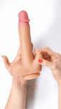 Vibrador a Control Remoto Ultra Realista Doble Estimulación Alonso KissMe Love