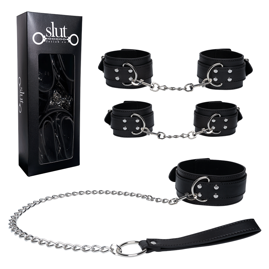 Bondage 3 Piezas Black Slut